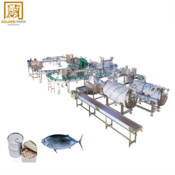 Plant sardine canned fish processing line